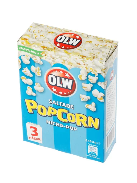 Olw micro-pop popcorn package — Stock fotografie