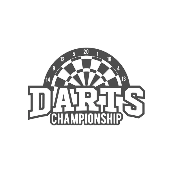 Professional Darts championship badge — Stockvector