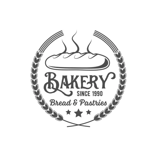 Logotipo retro panadería — Vector de stock