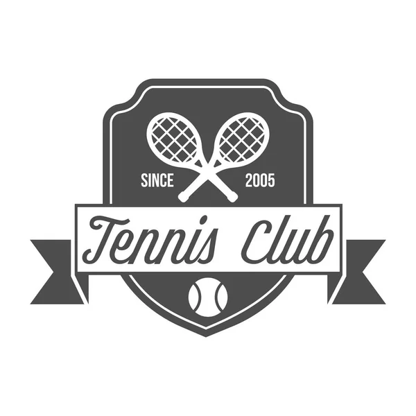 Logo Tenis Deportes — Vector de stock