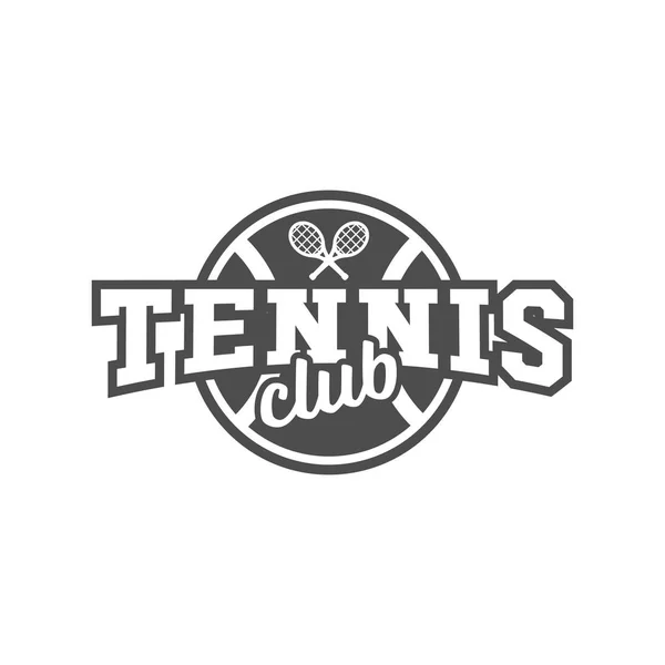 Tenis spor logo tasarım öğesi — Stok Vektör