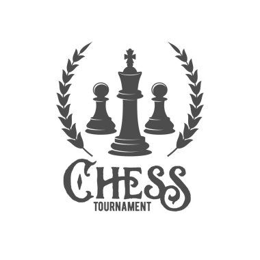 Vintage satranç etiket