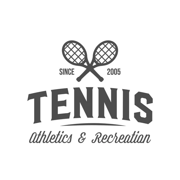 Tenis spor logo — Stok Vektör