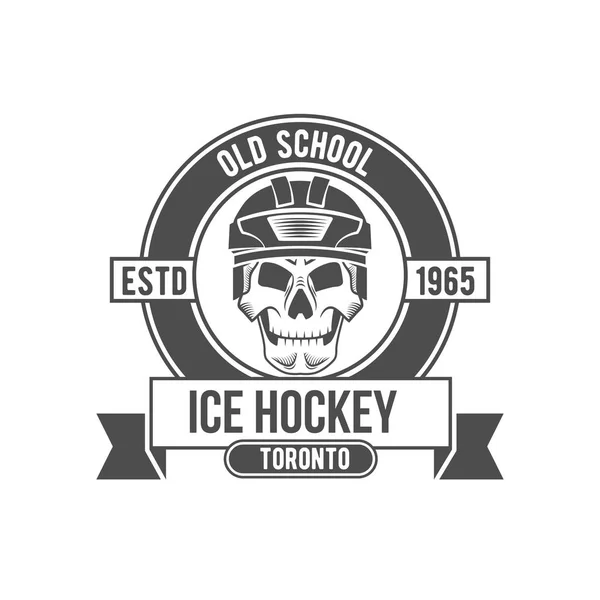 Logo para el club de hockey — Archivo Imágenes Vectoriales