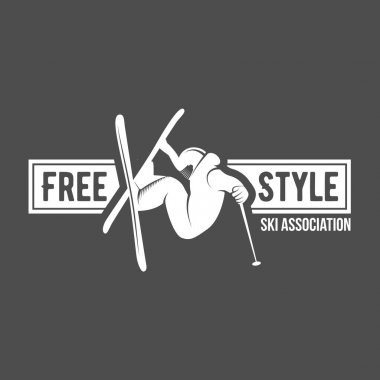 Vintage Kayak serbest stil logosu