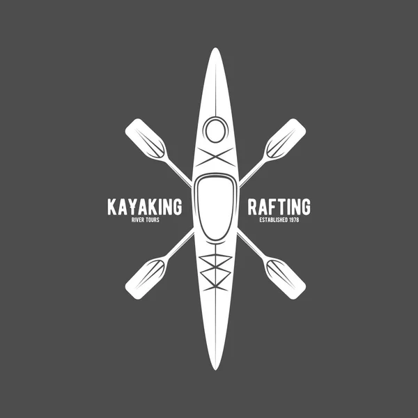 Etichetta rafting vintage — Vettoriale Stock