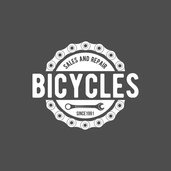 現代の自転車ショップのロゴ — ストックベクタ