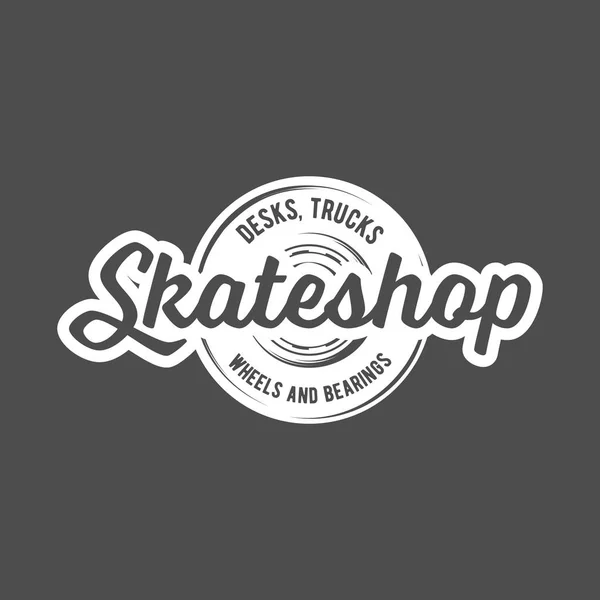 Design de etiquetas de skate — Vetor de Stock