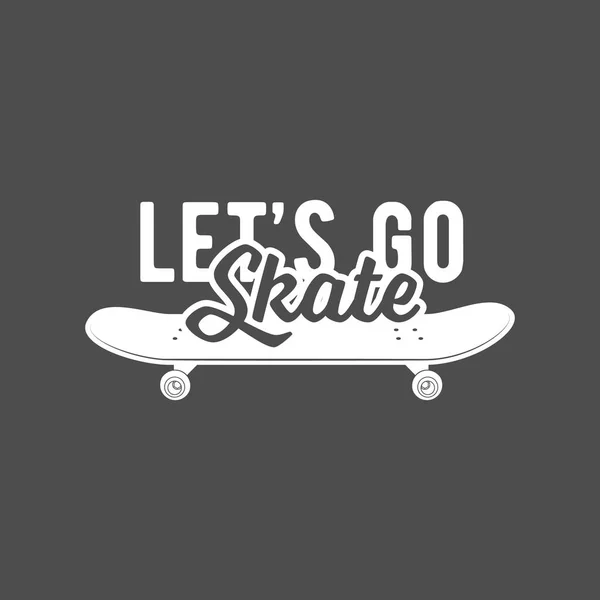 Étiquettes de skateboard et éléments de design — Image vectorielle