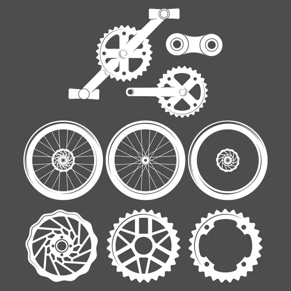Bicycle retro badge — Stock Vector