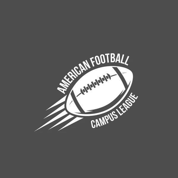 Étiquettes logo football américain — Image vectorielle