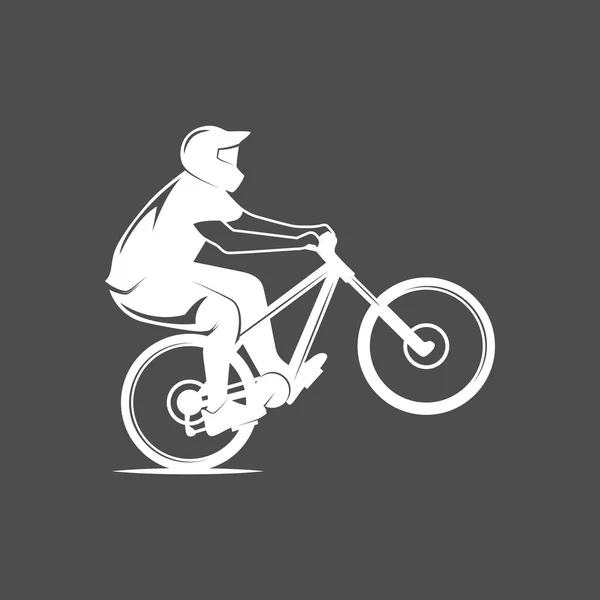 Mountain bike jelvények — Stock Vector