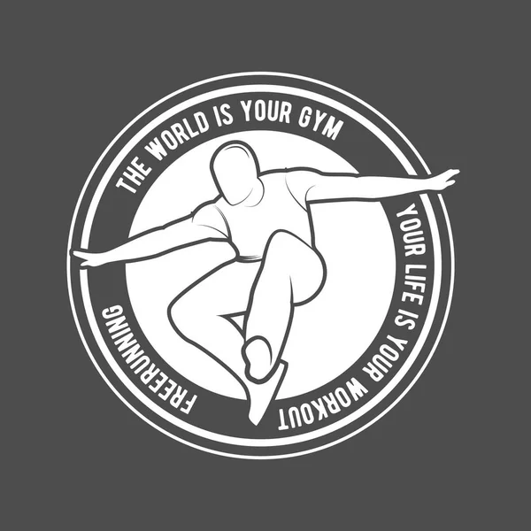 parkour and free running badge
