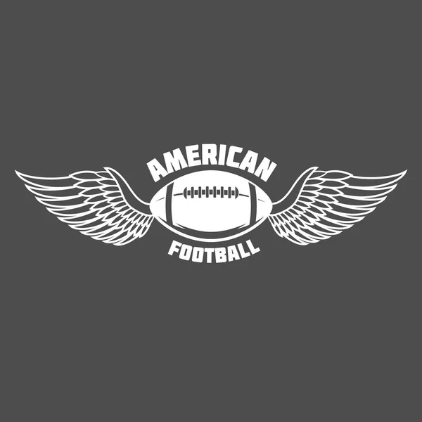Etykiety z logo futbol amerykański — Wektor stockowy