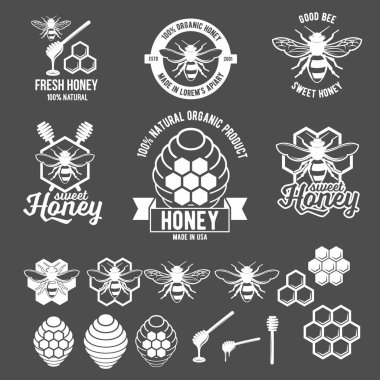 Tatlım etiket kümesiyle Vintage çerçeve