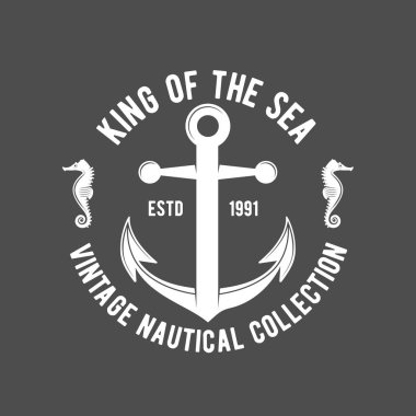 Vintage yat kulübü rozeti 