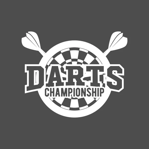 Darts-Etikett — Stockvektor