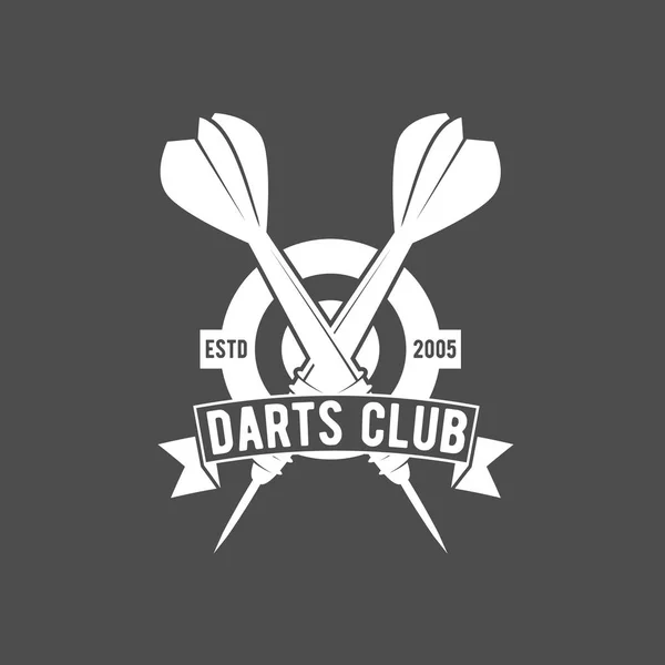 Darts-Etikett — Stockvektor