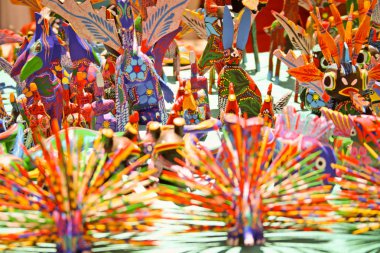 Alebrijes, typical Mexican crafts from Oaxaca clipart