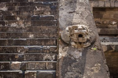 Merkezi Meksika Teotihuacan Aztek Harabeleri.