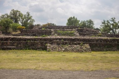 Merkezi Meksika Teotihuacan Aztek Harabeleri.