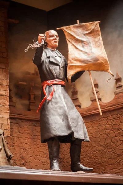 Miguel Hidalgo ve Costilla 'nın heykeli, Meksika' nın kahramanca bağımsızlığı.