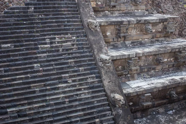 Teotihuacan Aztec Ruiny Centralnym Meksyku — Zdjęcie stockowe