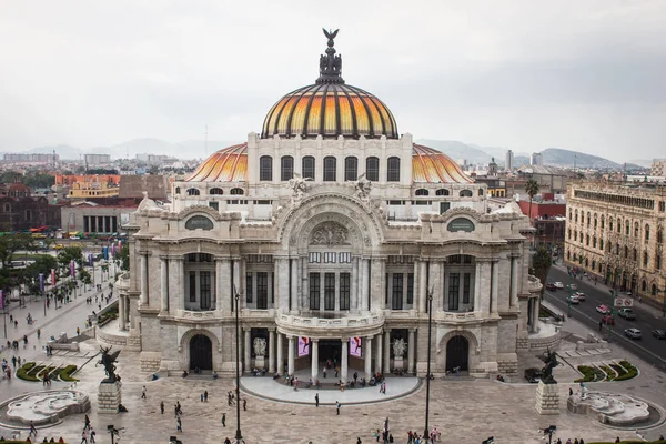 Palacio Fachada Bellas Artes Centro Ciudad Capital México — Foto de Stock