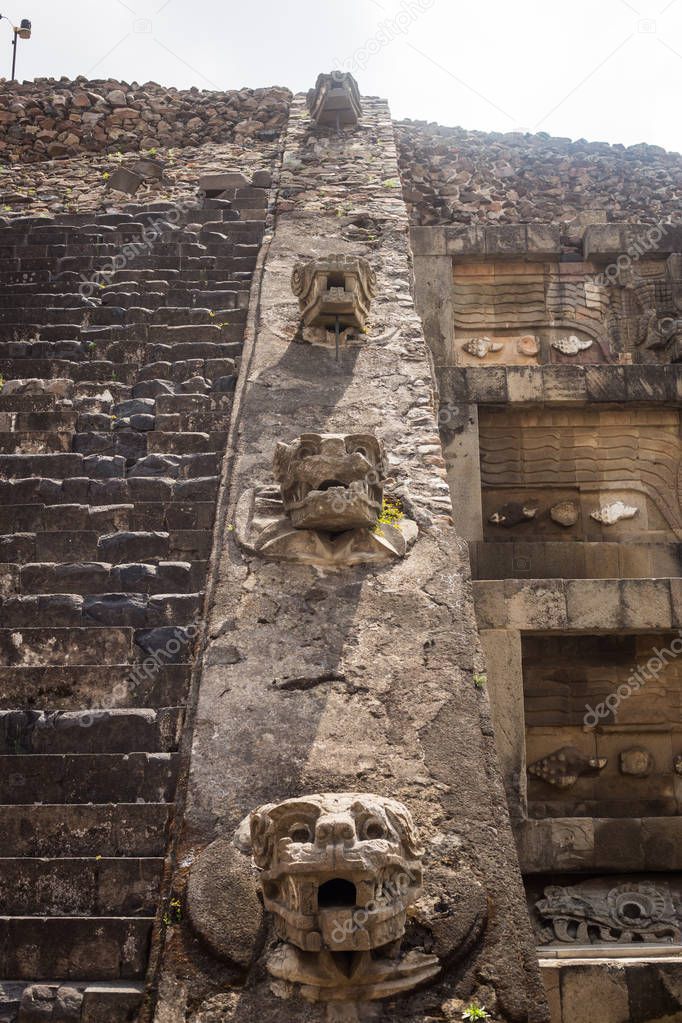 ruinas aztecas de teotihuacán en méxico central 2023