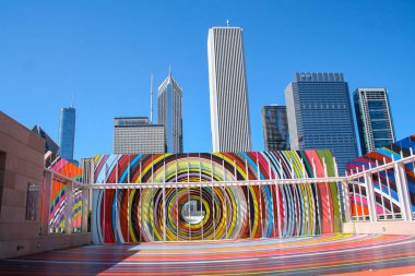 Chicago, Illinois - Temmuz 30: Chicago Sanat Enstitüsü bir vardır