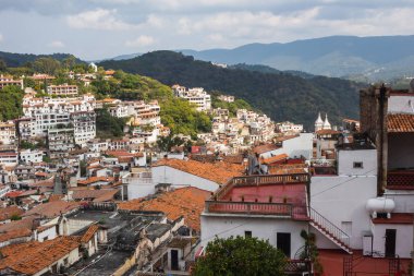 Taxco'da Guerrero Meksika colrful kasaba.