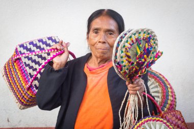 Geleneksel Meksika satıcıları Taxco'da guerrero, el sanatları.