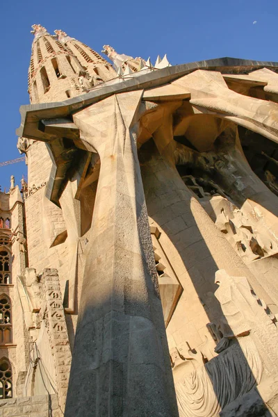 Barcelone Espagne Mai 2009 Construction Église Sagrada Familia — Photo