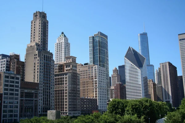 Warme zomerdag in Chigago Illinois — Stockfoto