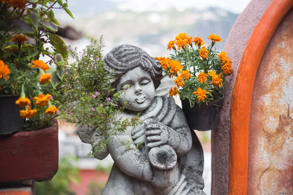 Angel Estátua Criança Taxco Guerrero México — Fotografia de Stock