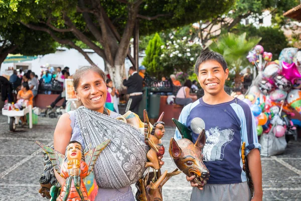 Vendedores Tradicionales Artesanías Mexicanas Taxco Guerrero — Foto de Stock