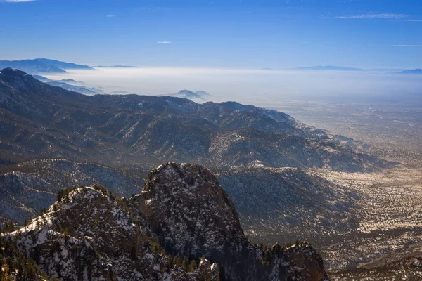 Nouveau Mexique Albuquerque Paysage Montagne Pittoresque Tourné Parc National Sandia — Photo