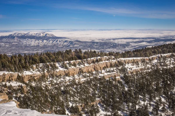 New Mexico Albuquerque Manzaralı Dağ Manzaralı Sandia Peak Ulusal Parkı — Stok fotoğraf