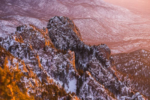 New Mexico Albuquerque Peisaj Montan Pitoresc Împușcat Parcul Național Sandia — Fotografie, imagine de stoc
