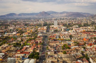 mexico City havadan görünümü