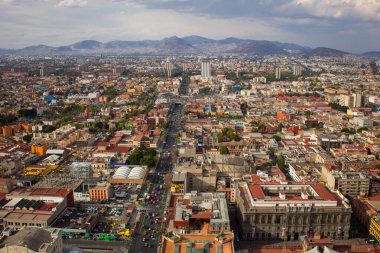 mexico City havadan görünümü