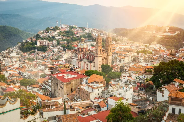 Taxco'da Guerrero Meksika colrful kasaba