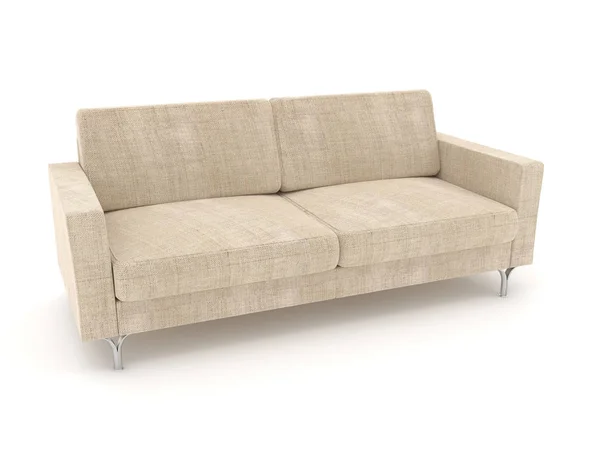 Sofa Interieur Modern Modern Beige — Stockfoto