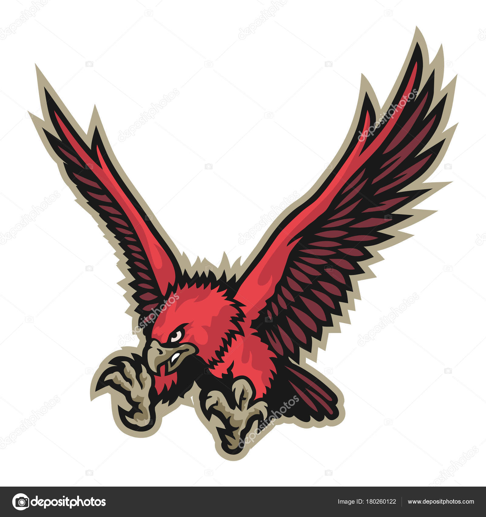 flying eagle mascot