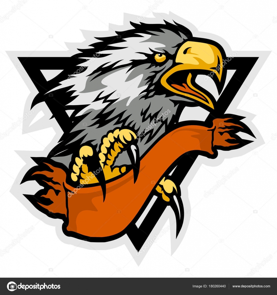 Cartoon Eagle Mascot Character Sport Logo Vector Stock Vector Image by  ©TalentElfino #180260440