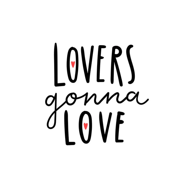Les amoureux vont adorer . — Image vectorielle