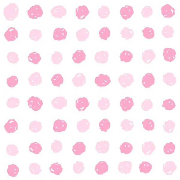 Pink paint dots background. — Stock Vector