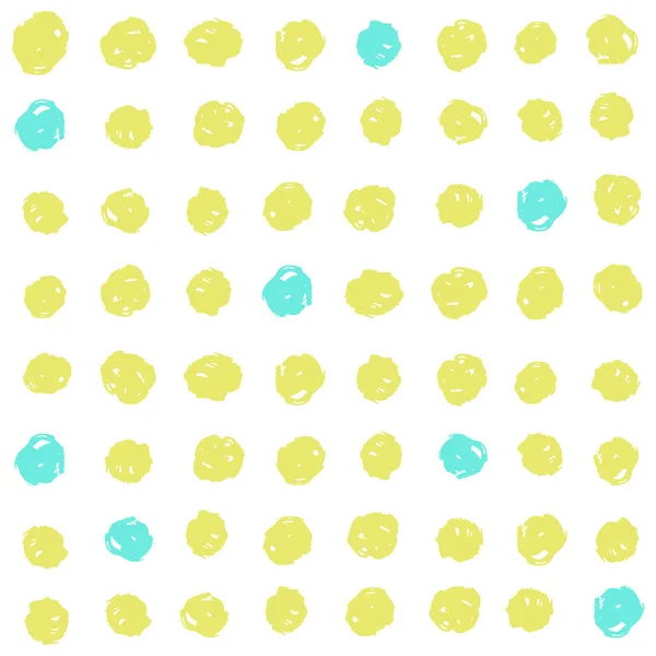 Cute green and blue dots background. — Stock Vector