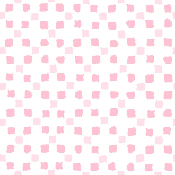 Pink squares seamless pattern. — Stock Vector