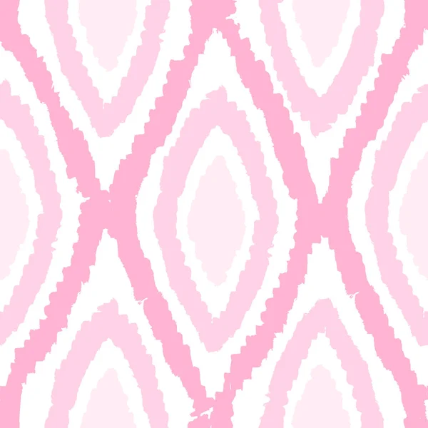 Pink monochrome rhombus seamless pattern. — Stock Vector
